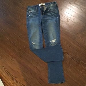 Hollister Distressed Boot-Cut Jeans